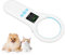 Lecteur de Puces pour Animaux, Stockage de 500 Enregistrements, Haute Précision, Scanner Portable, Rechargeable Batterie au Lithium 500mAh, Lecteur Puce Chat
