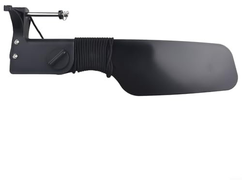 Timone di sterzo efficiente per canoe e kayak con sistema a puleggia