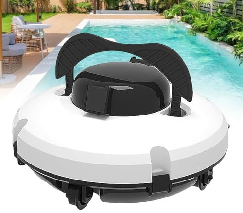 JXYQ Robot Nettoyeur de Piscine Intelligent avec Double racleur | Aspiration Vortex pour Une élimination Efficace des débris | Idéal pour Les piscines résidentielles et commerciales