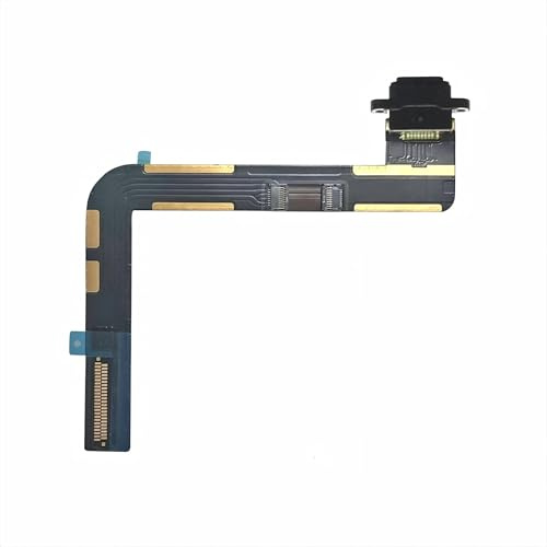 Dedyel Dock Connector Replacement Compatible with iPad 7th/8th/9th Generation (10.2 Inch, 2019/2020/2021) Charging Port Assembly Flex Cable (Black)