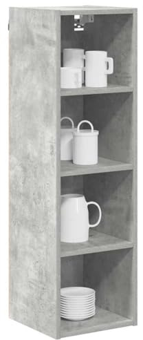 vidaXL Hängeschrank Betongrau 30 x 29,5 x 100 cm Holzwerkstoff
