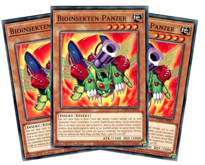 Bioinsekten-Panzer - Playset (3 Karten) - PHHY-DE014 - Common - 1. Auflage - Deutsch - Yugioh - Photon Hypernova - mit RC-Fieldcenter
