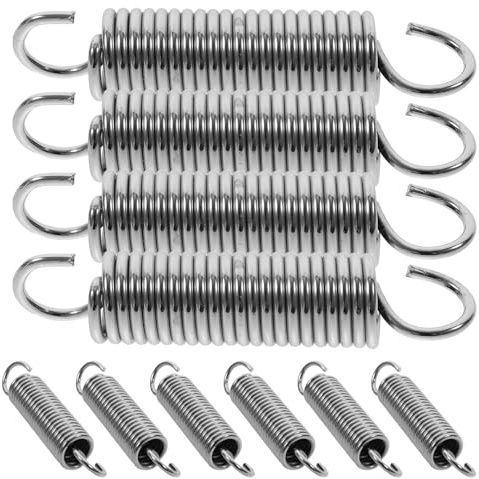 HINTRMENT 10pcs Stainless Steel Pruning Shears Springs Replacement, Garden Clippers Trimming Steel Springs for Telescopic Tree Pruner and Branch Trimmer Accessories