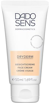 DADO SENS DRYDERM Gesichtscreme 50 ml Für trockene & sehr trockene Haut | Feuchtigkeitsspendende Gesichtspflege, Glättet Raue Haut, Verbessert Hautstruktur, Hydratisiert & Schützt, Beruhigend