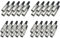 ARLI 40x XLR Set – 20x Stecker + 20x Kupplung 3-polig vergoldet mit Zugentlastung für Mikrofon Kabel Audio Studio Bühne