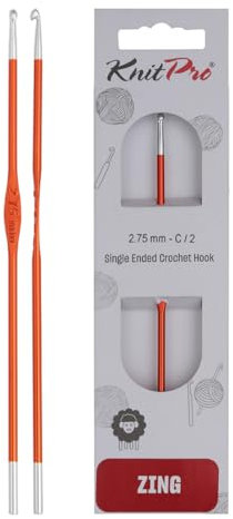 KnitPro Zing Einfache Häkelnadeln | 2.75mm