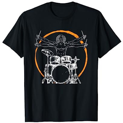 Geschenk für Schlagzeuger Drummer Schlagzeug T-Shirt