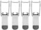 Walfront 4PCS Chiavistelli Fermaglio Chiavistello di Chiusura Scatola Serratura del Baule di Valigia per Macchina Materiale L'attrezzatura Elettrica Argento