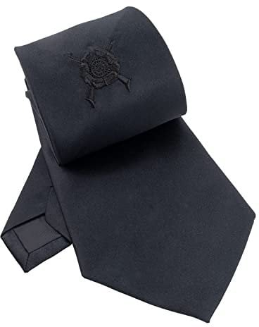 Deitert Schützenkrawatte schwarz - passend zum Schützenfest - Herren Krawatte Schützenverein, Männer Geschenk für die Uniform, 100% Polyester