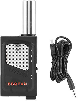 Changor Souffleur d'air pour Barbecue, Electrique Souffleur Ventilateur Électricité BBQ Ventilateur D'air pour le Barbecue de Camping