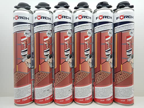 BAUSCHAUM SCHAUM MONTAGESCHAUM FUGENDÄMMSCHAUM SOFT FENSTER TÜREN 750ml (6)