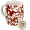6vibes Molang - Taza grande de porcelana (400 ml), diseño de ratón para fiesta