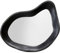 Kare Design Wandspiegel Dynamic, schwarzer Rahmen, Spiegel, leichte Wandmontage, asymmetrischer Spiegel, Wohnzimmer, Flur, 44x32x7 cm (H/B/T)