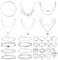Kakonia 29 Stück Halskette Damen Armband Damen Y Halskette Damen Legierung Goldene Ringe Armbänder Vintage Boho Initial Necklace
