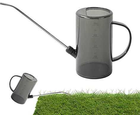 Wangduodu Cuello Largo, regadera para Plantas, Hervidor Agua para jardín, Lata Agua Interior Inoxidable para riego precisión