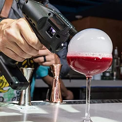 BDXZJ Pistolet À Fumée Bubble Cocktail Portable Infuseur À Bulles De Fumée Pistolet À Fumer À Froid Flavour Blaster Fumeur Électrique pour Viande, sous Vide, Boissons À Cocktail Et Fromage