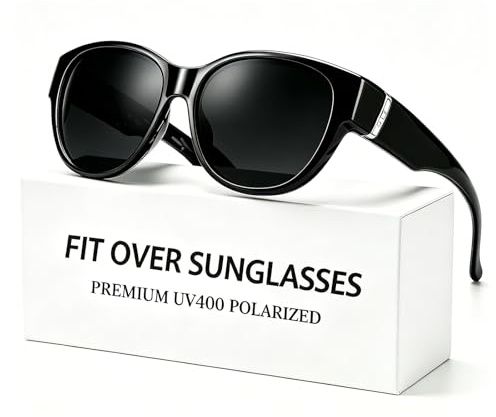 SIPHEW Fit Over Sonnenbrille polarisiert für Damen und Herren, übergroße Sonnenbrillen mit UV400 Schutz