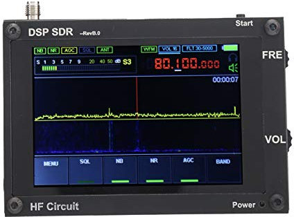 3,5 50 KHz-200 MHz HAM DSP SDR-Empfänger, SDR-Empfänger Kurzwellen-Funkempfänger, Integrierter LNA Unterstützt UHF UHF, 2000 MAh Akku