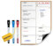 Previs Wochenplaner Abwischbar mit 3 Löschbaren Stiften - Magnettafel Küche - Wochenplaner Magnetisch - Magnettafel Kühlschrank - Whiteboard Wochenplaner - 100% Anpassbar