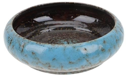 ABOOFAN Maceta De Cerámica Retro para Plantas Suculentas Macetero Creativo para Jardín y Decoración De Interior Apto para Plantas Pequeñas Maceta Grande Azul