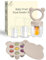 Zufio Grignoteuse bébé - sans BPA Tetine grignoteuse bébé 4M+ moule à glace au lait maternel conservation lait maternel - alimentateur de fruits en silicone (Gray)