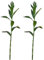 Shirfloral Ramas artificiales de bambú de la suerte, tallos de bambú sintético, plantas verdes tropicales para el hogar, sala de estar, mesa, oficina, jarrón, decoración, 2 piezas
