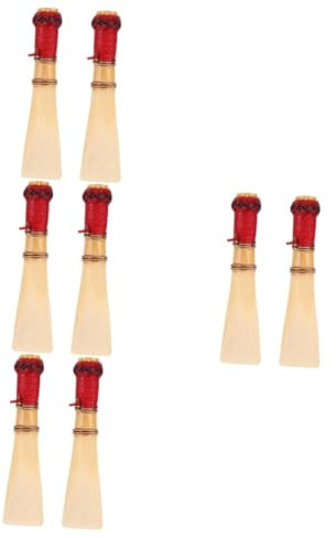 HEMOTON 8stücke Bassoon-reeds Für Präzisen Handgefertigte Zubehörteile Aus Natürlichen Materialien Für Musiker Leicht Und Tragbar Für Auftritte