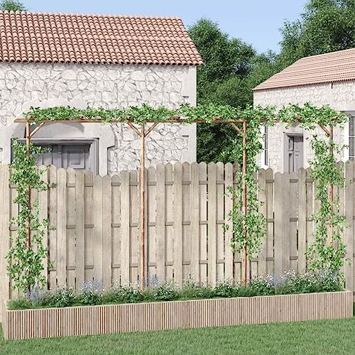 Générique Pergola Bambou 385x40x205 cm,Maison & Jardin,Pelouses & Jardins,Vie en extérieur,Structures extérieures,Arches, treillages & pergolas de Jardin,Brun,24.25 LB,341747