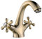 Stilo Retro Wasserhahn Küche und Bad - Hochwertige Messing Küchenarmatur - Ideal als Waschtischarmatur, Spültischarmatur und Klick-Stecker
