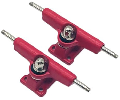 Qwertfeet Finger Skateboard mit Neuem Hanger und Base für Professionelle Finger Skateboards Rot