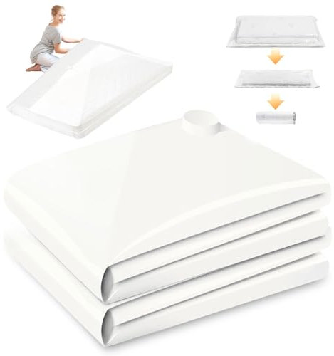 HIMOMO 2 pcs Mattress Vacuum Bag, Waterproof Sealable mattress vacuum storage bags, large vacuum storage bags, for Memory Foam Mattress, Latex Mattress, single mattresses(without pump) (240 * 130cm)