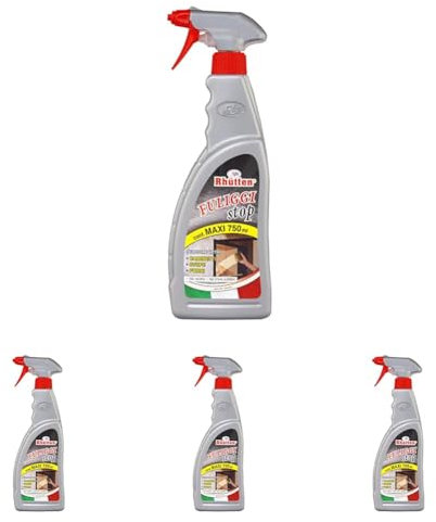FULIGGI STOP PULITORE VETRI CAMINI 750ml (Confezione da 4)
