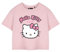 Hello Kitty T-Shirt Court à Manches Courtes Rose Kitty Femme | Club Graphic Tee pour Dames | Haut Rose Filles | Produits pour Elle