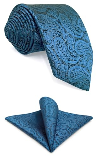 S&W SHLAX&WING Dunkelblau Cerulean Gestreifte Herren Krawatte Business Sakko
