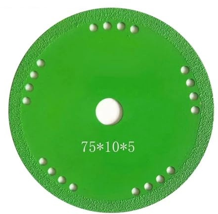 Diamant-Kreissägeblatt, Diamant-Sägeblatt 3 Zoll, mehrfarbig, for Glas, Fliesen, Stein und Metall(Green)