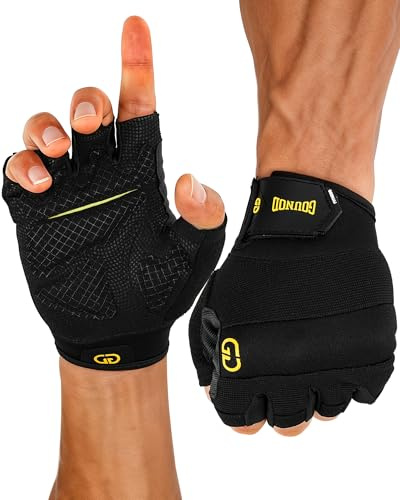 FitDA Fitness Handschuhe für Damen und Herren, Atmungsaktiv & Leicht Trainingshandschuhe mit Polsterung, rutschfeste Sport Handschuhe, Gym Lifting Gloves für Krafttraining, Kraftsport, Gewichtheben
