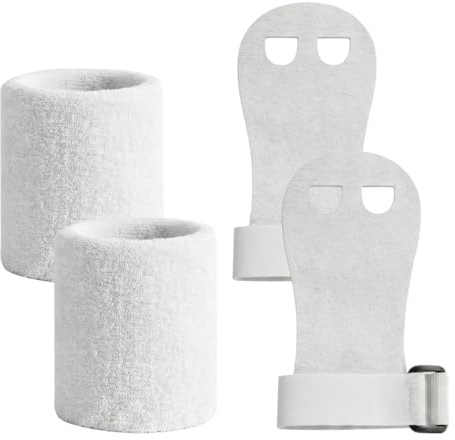 1 Paar Griffpads Kinder, Griffpads Kinder Reckriemchen, Riemchen Turnen | Inklusive 1 Paar Handgelenkschützer, Verstellbare Riemen, Reckriemchen Turnen Mädchen für Mädchen, Jungen und Jugendliche