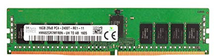 Hynix 16GB DDR4 2400 ECC REG RDIMM 2Rx8 CL17 PC4-19200 1,2 V 288 broches