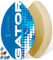 PondXpert 'Gator' Skimboards with Colored Eva Grip Pad and High Gloss Clear Coat | Wooden Skim Board with Grip Pad for Kids and Adults | Choose from 3 Sizes and Traction Pad Color