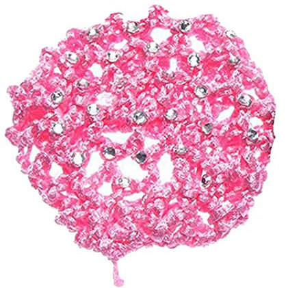 BYFRI Haarnetz Crochet Snoods Ballett-haarnetz Rosa (pink)