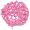 BYFRI Haarnetz Crochet Snoods Ballett-haarnetz Rosa (pink)