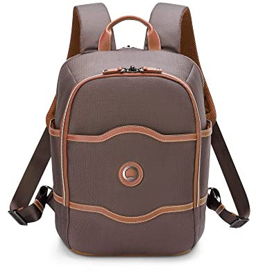 DELSEY Paris Unisexe-Adulte Chatelet 2.0 Sac à Dos de Voyage pour Ordinateur Portable, Marron, Taille Unique