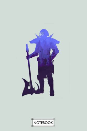 The Elder Scrolls N09470 Notebook: Diary, Lined College Ruled Paper, Journal, Planner, Matte Finish Cover, 6x9 120 Pages