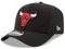 New Era Chicago Bulls Strech-Snap Cap 9Fifty Basketball schwarz NBA Fankappe verstellbar - M - L