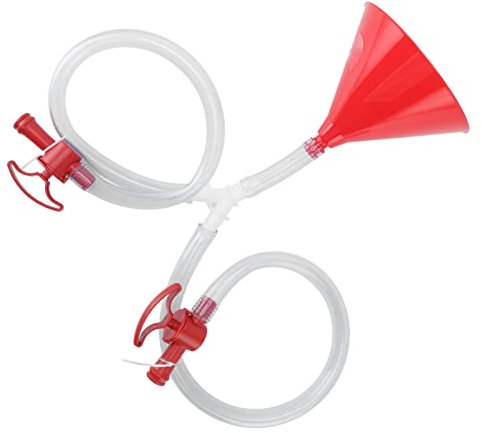 Entonnoir à boire en forme d'ours, entonnoir de bang à bière plus grande valve de qualité alimentaire PP parfaitement scellé sans fuite avec long tube pour le divertissement de plage