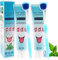 Tongue Cleaner Set, Tongue Coating Cleaning Gel and Brush, Oral Care Removes Oral Odor Fresh Breath Tongue Coating Cleaning Bad Breath Treatment for Adults (2 set)