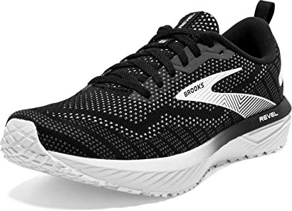BROOKS Revel 6, Sneaker Donna, Black/Blackened Pearl/White, 38 EU