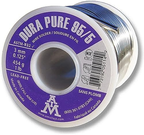 AIM 5114 Dura-Pure 95/5 Plumbing Lead-Free Solder Wire