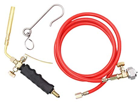 Doumneou Torcia per saldatura a gas propano MAPP con tubo flessibile da 1,6 m