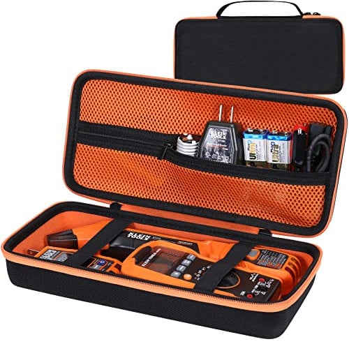 khanka Hard Case Replacement for Klein Tools ET310 AC Circuit Breaker 69149P Electrical Test Kit Digital Multimeter 80016 Circuit Breaker Finder Tool Kit, Home Tester Kit Bag Storage Organizer